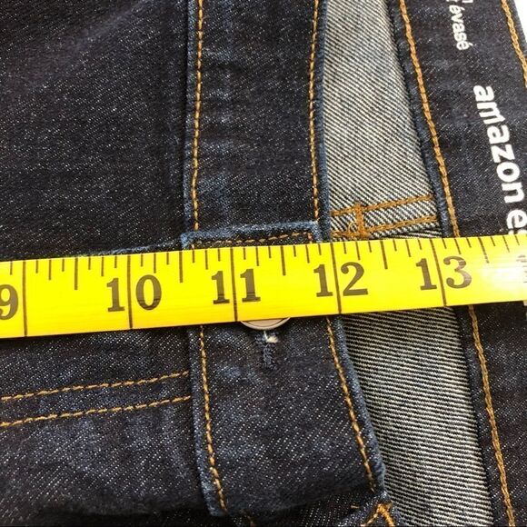 NWT Amazon Essentials Men’s Slim Fit Bootcut Blue Dark Wash Jeans Size 40x30 - Picture 9 of 10